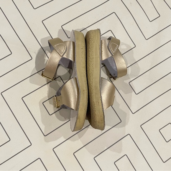 Saltwater Gold Buckle Sandals - Picture 5 of 8